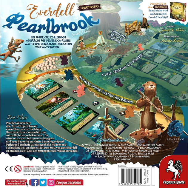 Dodatek do gry planszowej Pegasus Everdell: Pearlbrook 2 Edition (4250231729782) - obraz 3