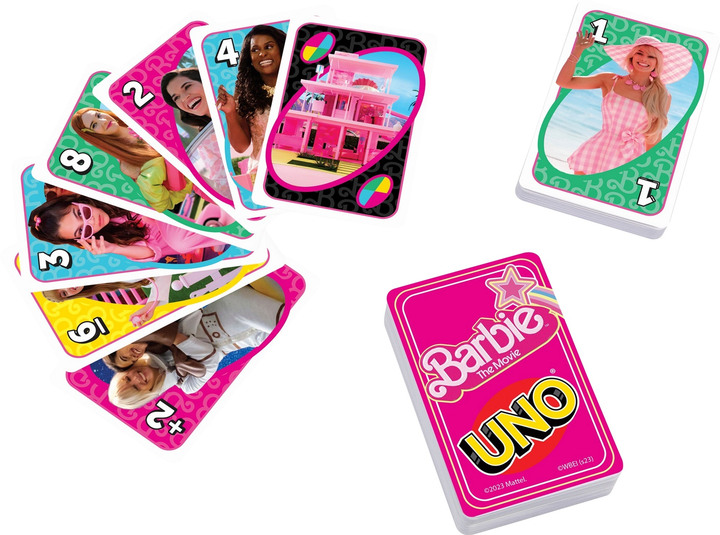 Gra planszowa Mattel UNO Barbie The Movie (0194735170845) - obraz 2