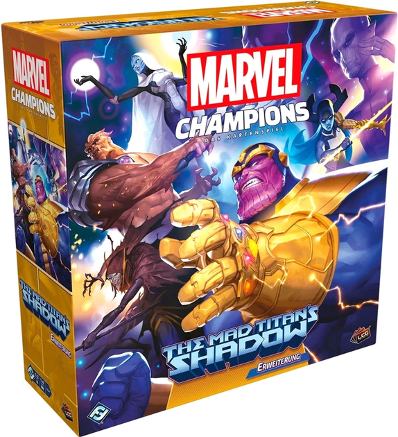 Dodatek do gry planszowej Asmodee Marvel Champions: The Mad Titans Shadow (4015566029897) - obraz 1