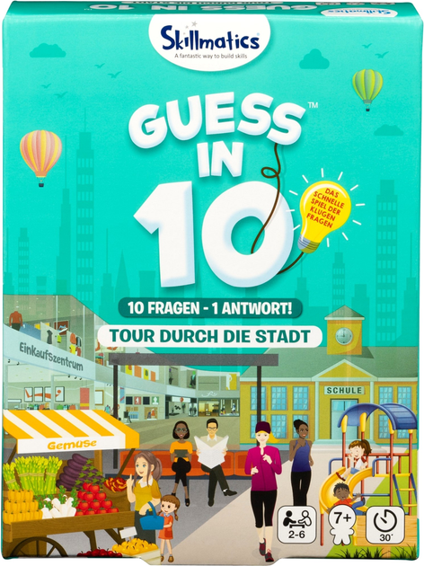 Gra planszowa Spin Master Games Guess in 10 Guessing Game Tour through the City (0778988372937) - obraz 2