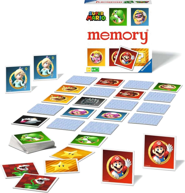 Gra planszowa Ravensburger Memory Super Mario (4005556209255) - obraz 2