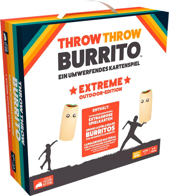 Настільна гра Asmodee Throw Throw Burrito Extreme Outdoor Edition (0810083041544) - зображення 1