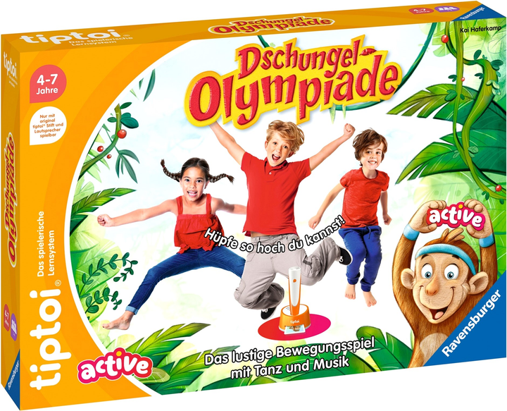Gra planszowa Ravensburger Tiptoi Active Jungle Olympics (4005556001293) - obraz 1
