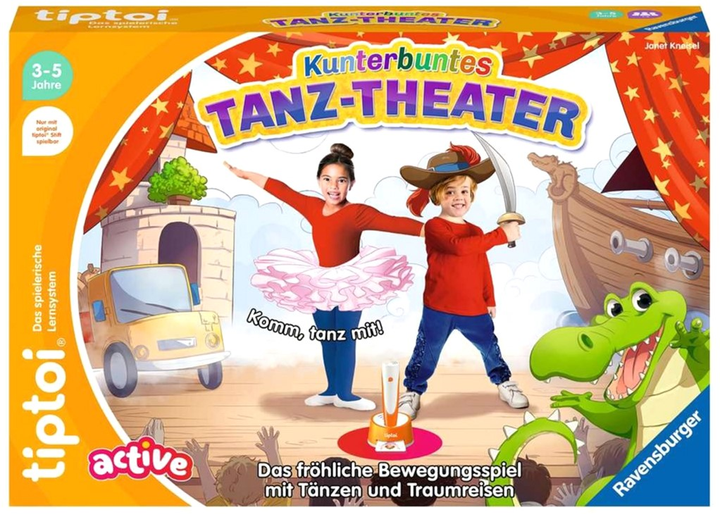 Gra planszowa Ravensburger Tiptoi Active Colourful Dance Theatre (4005556001286) - obraz 1