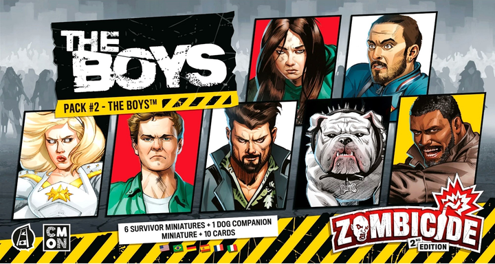 Dodatek do gry planszowej Asmodee Zombicide 2 Edition: The Boys Pack 2 (0889696016089) - obraz 3