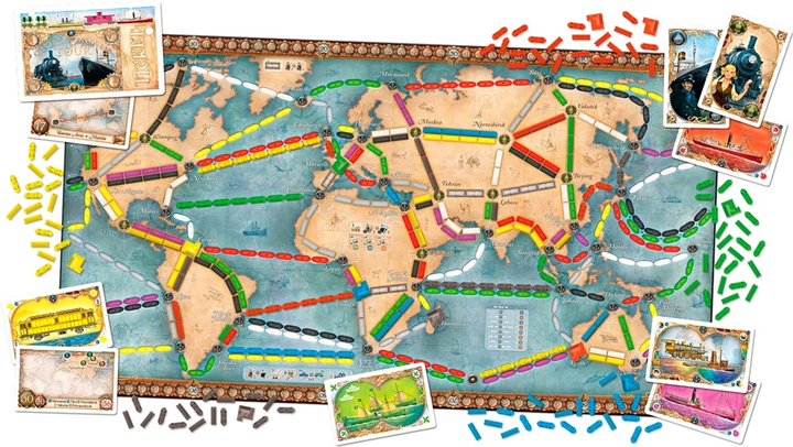 Gra planszowa Asmodee Ticket to Ride World Tour (0824968720325) - obraz 3