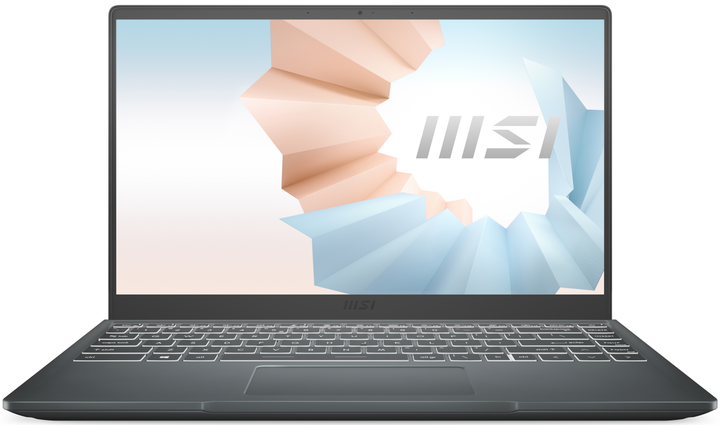 Ноутбук 14" MSI Modern 14 (B11MOU-661XIT) Intel Core i3-1115G4 RAM 8GB SSD 256GB Win11 Алюминиевый корпус - изображение 2