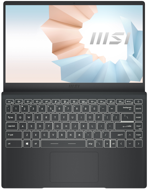 Ноутбук 14" MSI Modern 14 (B11MOU-661XIT) Intel Core i3-1115G4 RAM 8GB SSD 256GB Win11 Алюминиевый корпус - изображение 8
