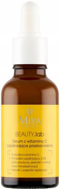 Serum Miya Cosmetics Beauty Lab z witaminą C rozjaśniające przebarwienia 30 ml (5904804151355) - obraz 1