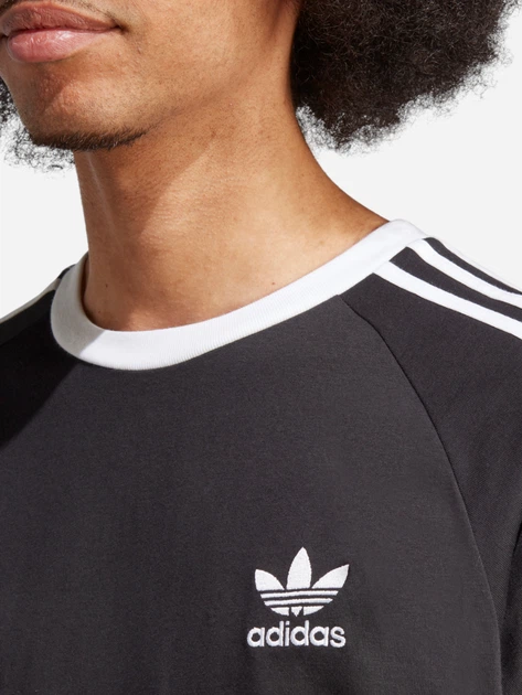 T-shirt męski bawełniany adidas Adicolor Classics 3-Stripes IA4845 S Czarna (4066745581835) - obraz 4