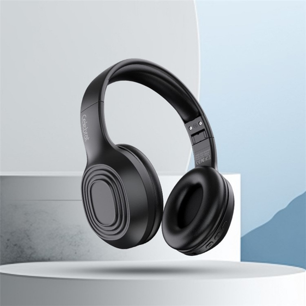 Навушники Celebrat A28 Bluetooth Headphones Black - Фото 5 Навушники Celebrat A28 Bluetooth Headphones Black - зображення 5