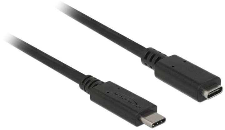 Kabel Delock USB-CM - USB-CF 3.0 0.5 m Black (4043619855322) - obraz 2