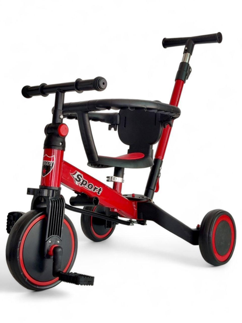 Велосипед беговел трехколесный детский Sport NN518 с бортиком и ...