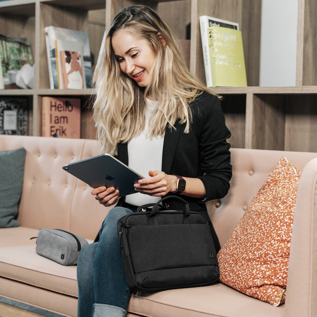 Сумка для ноутбука Dicota Slim Eco MOTION 14-15.6" Black (D31871-RPET) - зображення 8