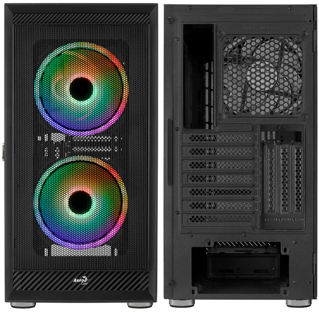 Корпус Aerocool Graphite v3 Midi-Tower TG Black (ACCM-PB24133.11) - изображение 3