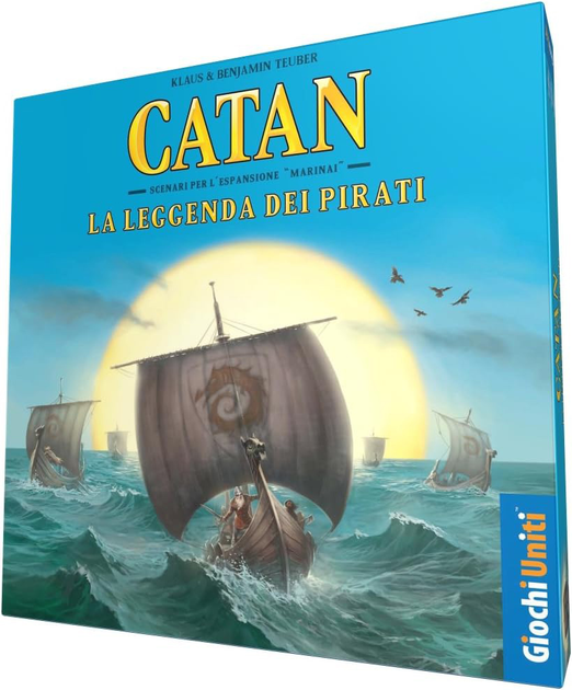 Доповнення до настільної гри Giochi Uniti The Settlers of Catan The Legend of the Pirates (8058773203106) - зображення 1