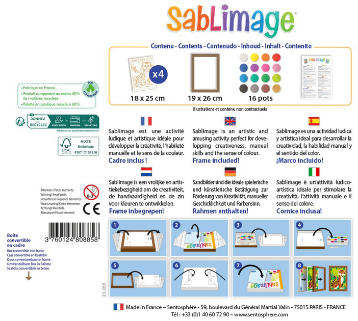 Набір для творчості Sentosphere Sablimage Pirates (3373910008891) - зображення 5