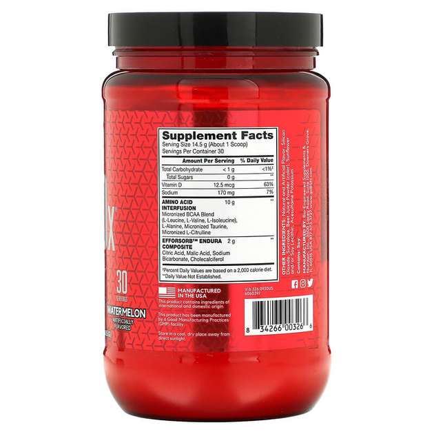 BSN, Amino X 435 г, watermelon (100707) - изображение 2