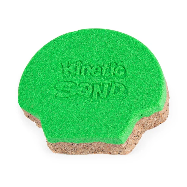 Набір піску для дитячої творчості - KINETIC SAND МУШЛЯ ЗЕЛЕНА - зображення 2