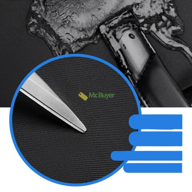 Сумка для ноутбука 14" Simple из нейлона Черная (25883) - Фото 3 Сумка для ноутбука 14" Simple из нейлона Черная (25883) - изображение 3