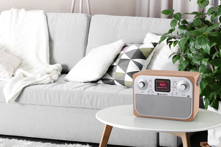 Radio GoGEN DAB 700 BTCS Srebrny/Brązowy (GOG-DAB700BTCS) - obraz 5