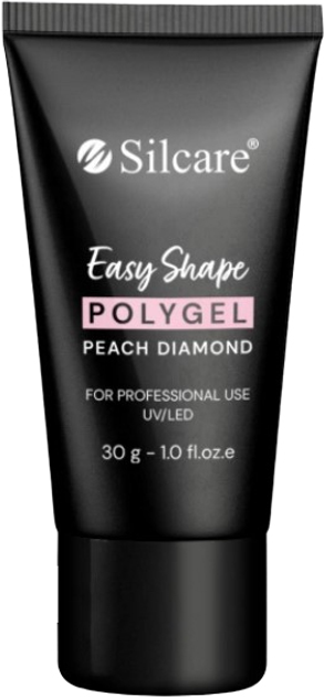 Полігель Silcare Easy Shape для нарощування нігтів Peach Diamond 30 г (5902560556179) - зображення 1