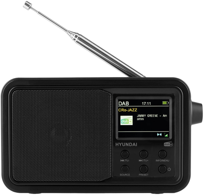 Radio Hyundai PR 650 BTDAB Czarny (HY-PR650BTDAB) - obraz 1