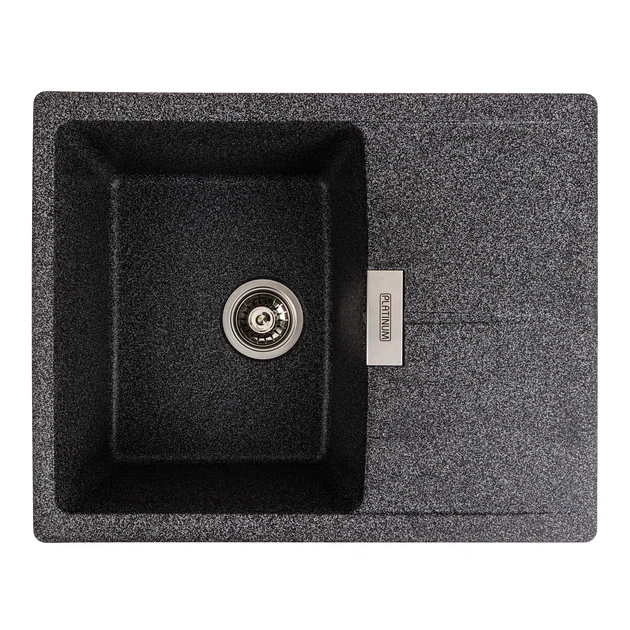 Гранитная мойка для кухни Platinum 6250 ZIRKONE матовый Графит - Фото 1 Гранитная мойка для кухни Platinum 6250 ZIRKONE матовый Графит - изображение 1