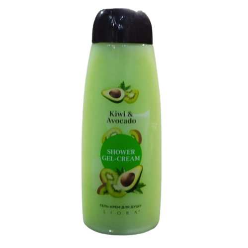 Крем-гель для душу 430гр Liora Kiwi & avocado Liora - Фото 1 Крем-гель для душу 430гр Liora Kiwi & avocado Liora - изображение 1
