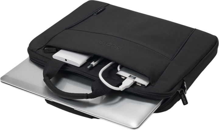 Torba na laptopa Dicota Slim Eco BASE 15-15.6" Black (D31308-RPET) - obraz 5