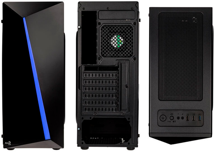 Корпус Aerocool Shard Midi-Tower RGB TG Black (ACCM-PV14012.11) - изображение 5