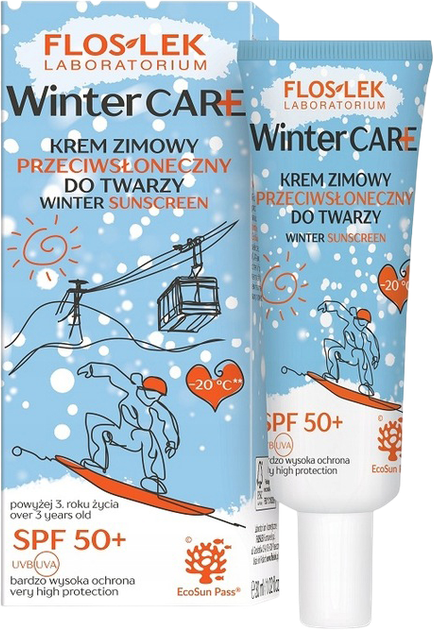 Krem przeciwsłoneczny Floslek Winter Care SPF 50+ 30 ml (5905043020624) - obraz 1