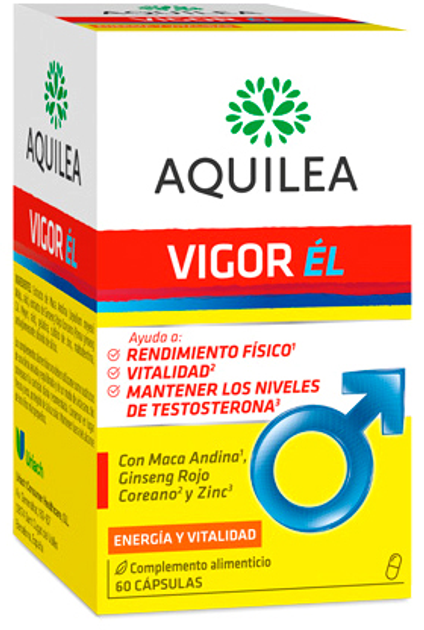 Дієтична добавка Aquilea Vigor 60 капсул (8470003191265) - зображення 1