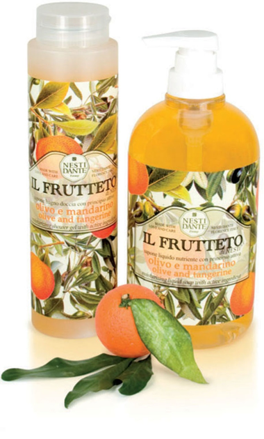 Гель для душу Nesti Dante Il Frutteto зволожуючий Olive Oil & Tangerine 300 мл (837524001097) - зображення 2