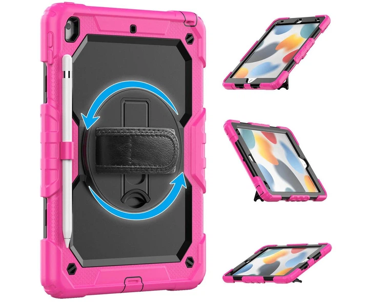 Чохол ARM Cover Apple iPad 7 (10.2" екран) протиударний Pink/Black - Фото 2 Чохол ARM Cover Apple iPad 7 (10.2" екран) протиударний Pink/Black - зображення 2