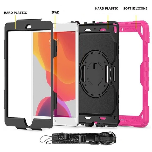 Чохол ARM Cover Apple iPad 7 (10.2" екран) протиударний Pink/Black - Фото 12 Чохол ARM Cover Apple iPad 7 (10.2" екран) протиударний Pink/Black - зображення 12