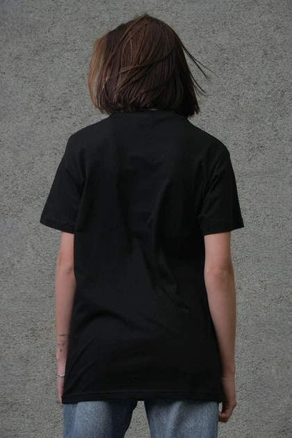 Жіноча Оверсайз Футболка З Принтом Without Pink 1702 2XL/3XL Black - Фото 3 Жіноча Оверсайз Футболка З Принтом Without Pink 1702 2XL/3XL Black - изображение 3