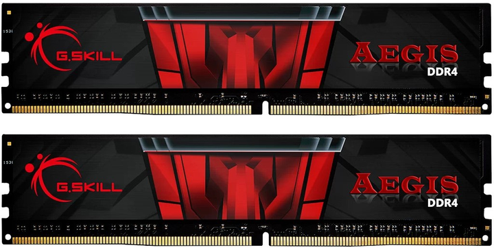 Оперативна пам'ять G.Skill DDR4-2400 32768MB PC4-19200 (Kit of 2x16384) Aegis (F4-2400C17D-32GIS) - зображення 1