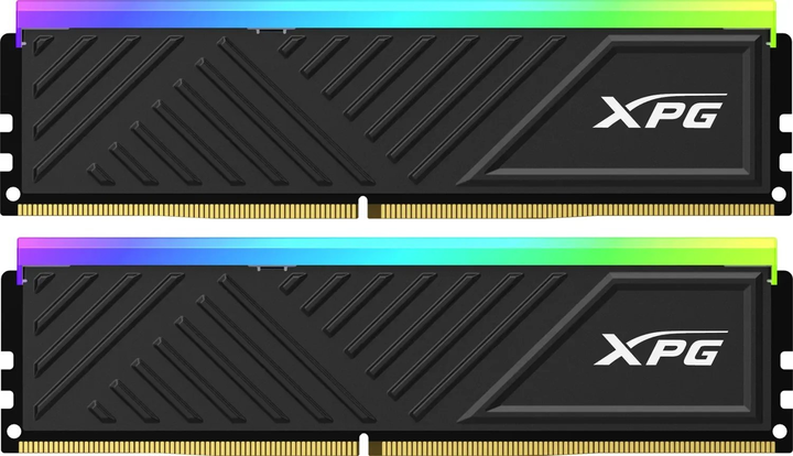 Оперативна пам'ять ADATA DDR4-3200 32768MB PC4-25600 (Kit of 2x16384) XPG Spectrix D35 RGB Black (AX4U320016G16A DTBKD35G) - зображення 2