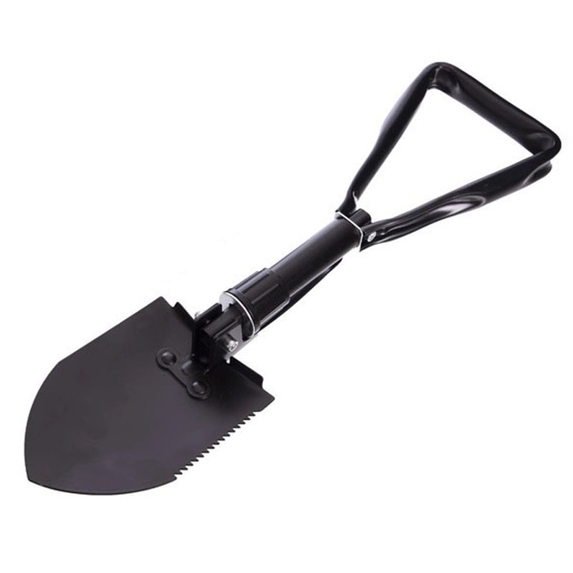 Лопата туристическая Shovel 009 black многофункциональная - изображение 1