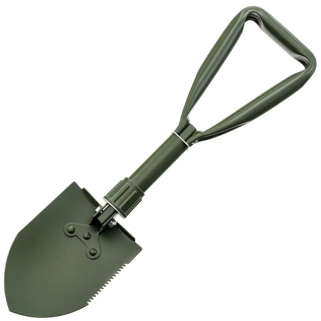 Лопата туристическая Shovel 009 green многофункциональная - изображение 1