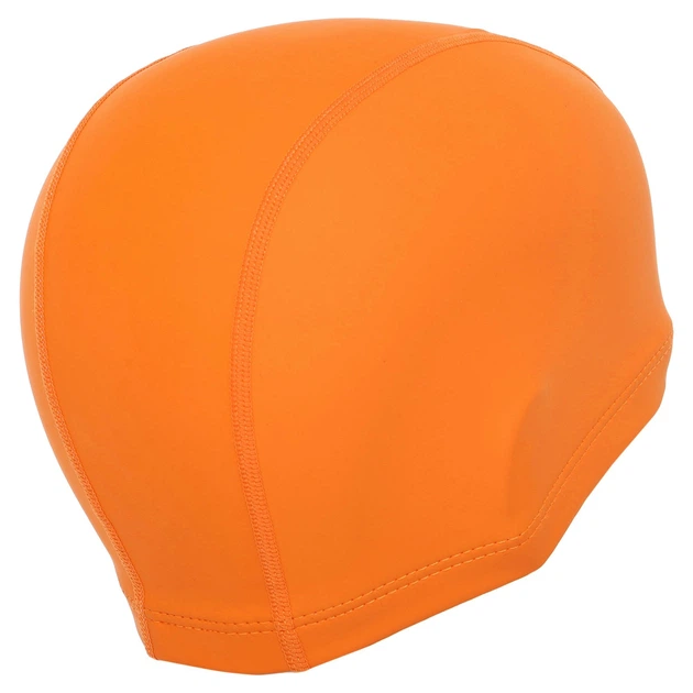 Шапочка для плавания текстильная с покрытием PU для взрослых SP-Sport PU-1BB оранжевый - Фото 3 Шапочка для плавания текстильная с покрытием PU для взрослых SP-Sport PU-1BB оранжевый - изображение 3