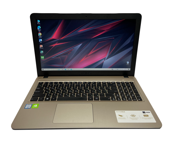 Ноутбук Asus X540U / 15.6" (1920x1080) TN / Intel Core i3-6100U (2 (4) ядра по 2.3 GHz) / 8 GB DDR4 / 120 GB SSD + 1000 GB HDD / nVidia GeForce MX110, 2 GB GDDR5, 64-bit / WebCam / HDMI б/в - Фото 2 Ноутбук Asus X540U / 15.6" (1920x1080) TN / Intel Core i3-6100U (2 (4) ядра по 2.3 GHz) / 8 GB DDR4 / 120 GB SSD + 1000 GB HDD / nVidia GeForce MX110, 2 GB GDDR5, 64-bit / WebCam / HDMI б/в - зображення 2