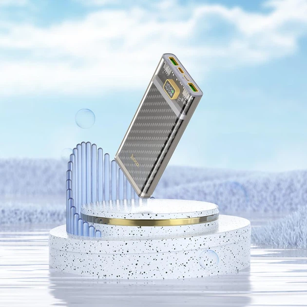 УМБ Повербанк Hoco J103 Discovery edition 10000mAh PD20W+22.5W Сірий - изображение 8