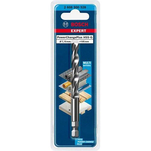 Центрувальне свердло Bosch Expert Power Change Plus HSS-G 7.15x105 мм (2608900528) - зображення 2