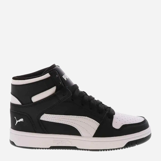 Підліткові демісезонні черевики для хлопчика Puma Rebound Layup SL Jr 37048601 37 (4UK) Чорні (4060981199557) - зображення 1