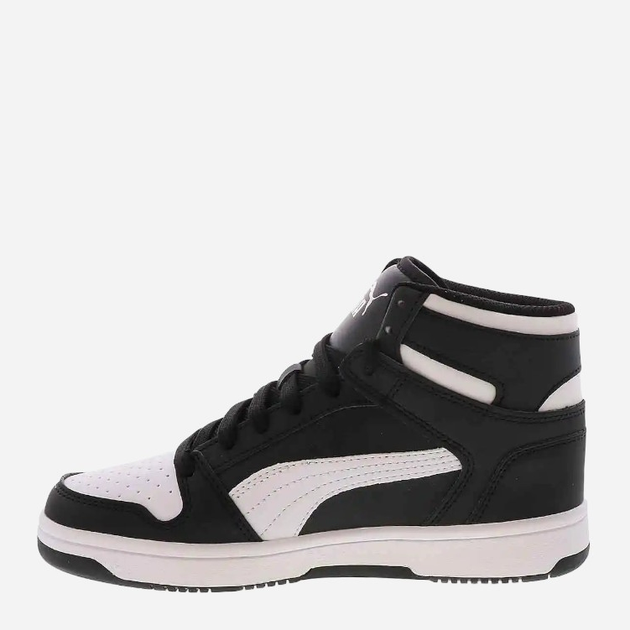 Trzewiki młodzieżowe chłopięce Puma Rebound Layup SL Jr 37048601 38 (5UK) Czarne z białym (4060981199618) - obraz 3