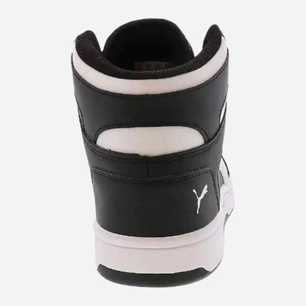 Підліткові демісезонні черевики для хлопчика Puma Rebound Layup SL Jr 37048601 39 (6UK) Чорні з білим (4060981199274) - зображення 6