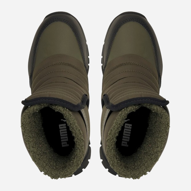 Śniegowce młodzieżowe chłopięce ocieplane Puma Nieve Boot WTR AC PS 38074502 35 (2.5UK) Oliwkowe (4063699501216) - obraz 4