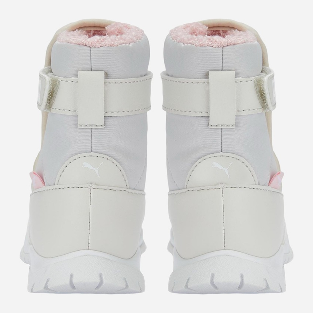 Zimowe kozaki dziecięce dla dziewczynki ocieplane Puma Nieve Boot WTR AC Inf Nimbus 38074608 25 (8UK) Szare (4065449314046) - obraz 4
